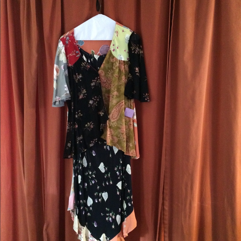 Jacket and skirt 100% silk pachword